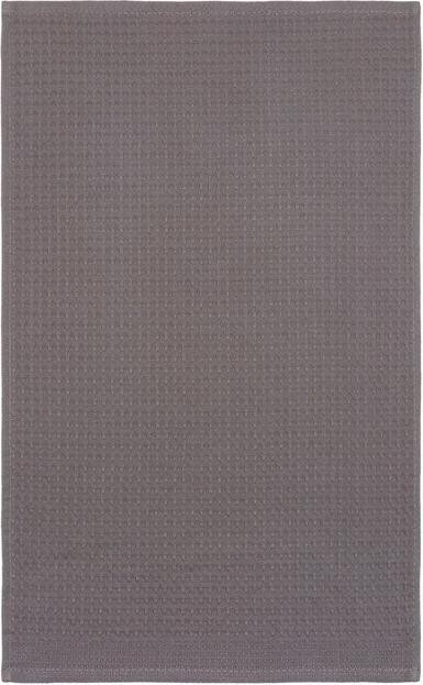 Набор кухонных полотенец Доляна, цвет тёмно-серый, 35х60см-2шт, 100% хл, вафля, 220 гр/м2