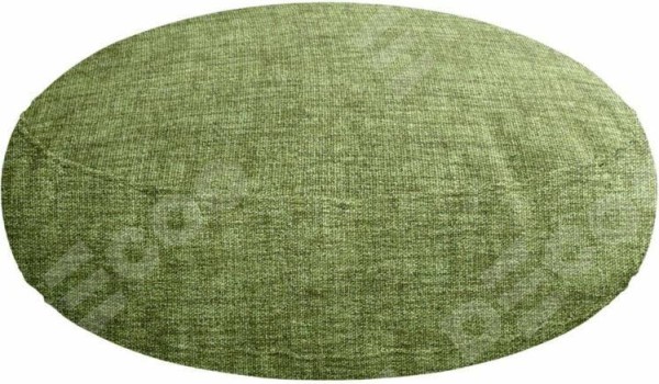 Подушка круглая «Кортин» рогожка димаут травяной