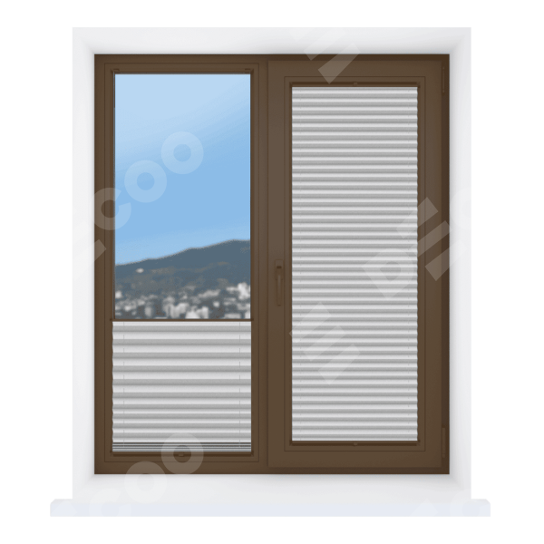 Штора плиссе ткань Виват жемчужный