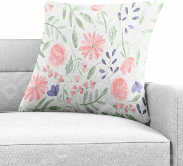 Подушка квадратная Cortin «Изысканные цветы»