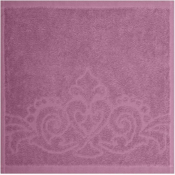 Полотенце махровое «Romance» цвет сирень, 100х150, 320 гр/м
