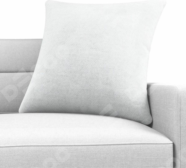 Подушка квадратная «Кортин» лён димаут белый