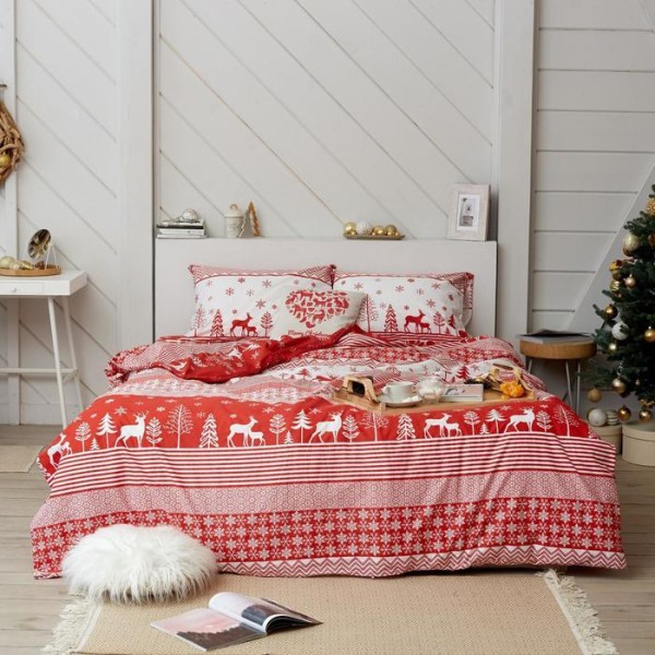 Постельное белье LoveLife евро Reindeer 200*217см,240*225см,50*70см-2шт