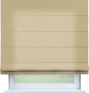 Римская штора «Кортин», канвас бежевый, для проёма