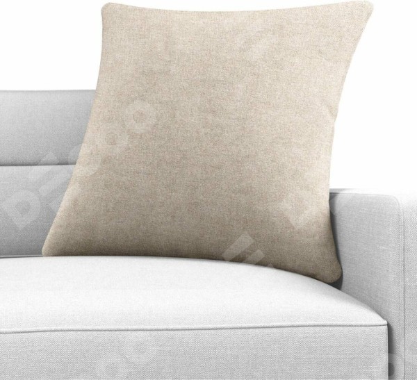 Подушка квадратная «Cortin» лён кашемир натуральный беж