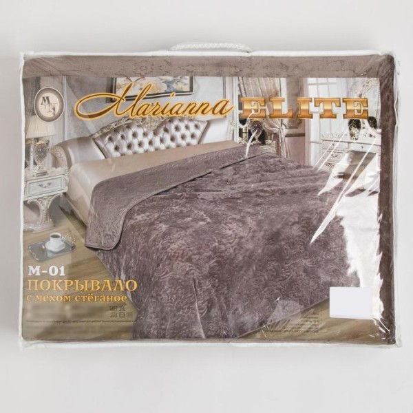 Покрывало «ELITE» с мехом 250х225 см