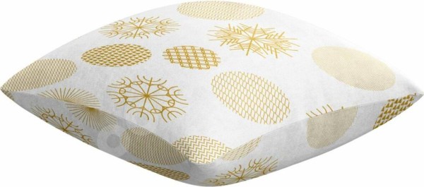 Подушка квадратная Cortin «Золотые шары»