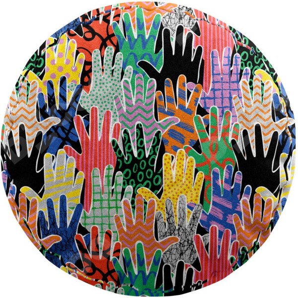 Подушка круглая Cortin «Коллаж поп-арт»