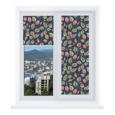 Рулонная штора Уни 2 с принтом Красная роза