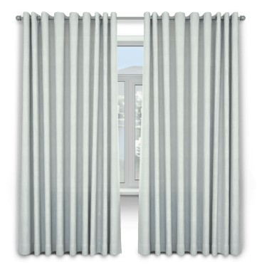 Шторы на люверсах ткань блэкаут однотонный, молочный