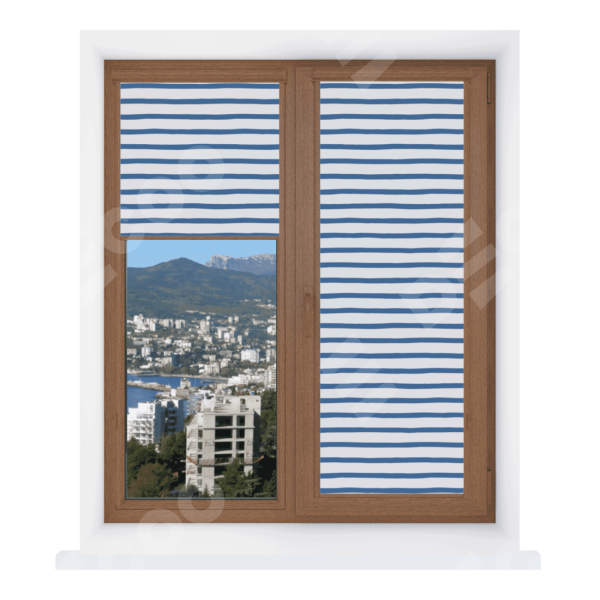 Рулонная штора Уни 2 с принтом Морская полоска