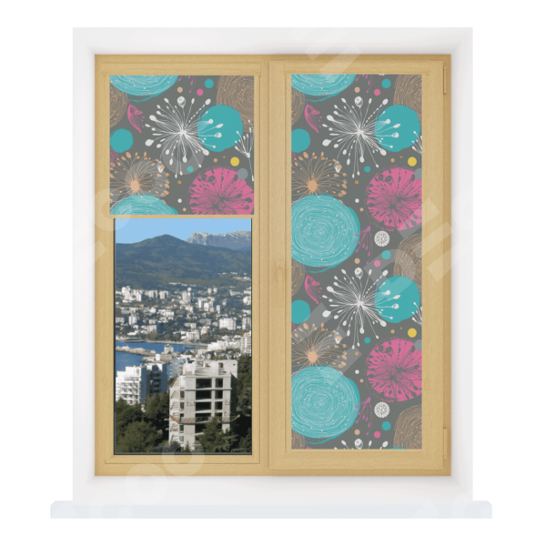 Рулонная штора Уни 2 с принтом Милый гранж