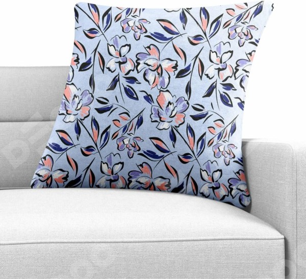 Подушка квадратная Cortin «Цветочки и листочки»