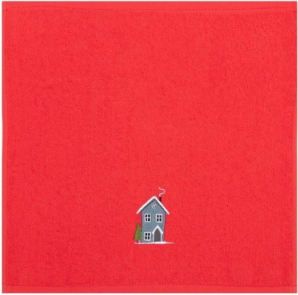 Набор полотенец "Время снежинок" 30х30 см-3шт, 100% хлопок 340 г/м2