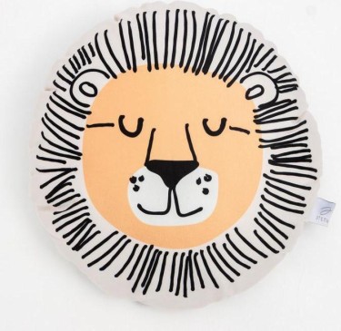 Подушка декоративная Этель «Лев», 40х40 см, велюр, 100% полиэстер