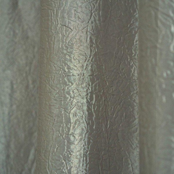 Штора портьерная для кухни Тергалет 135х180 см, серый, пэ 100%