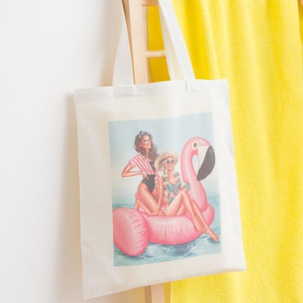 Полотенце в сумке Этель Best Friends, 70х130 см, цвет жёлтый, 100% хлопок