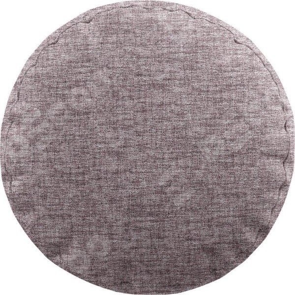 Подушка круглая «Кортин» рогожка димаут розовый кварц