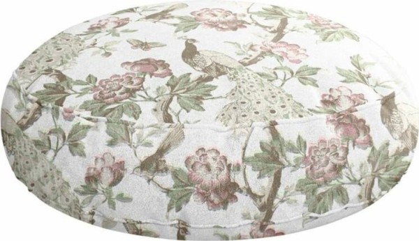 Подушка круглая Cortin «Гордые павлины»