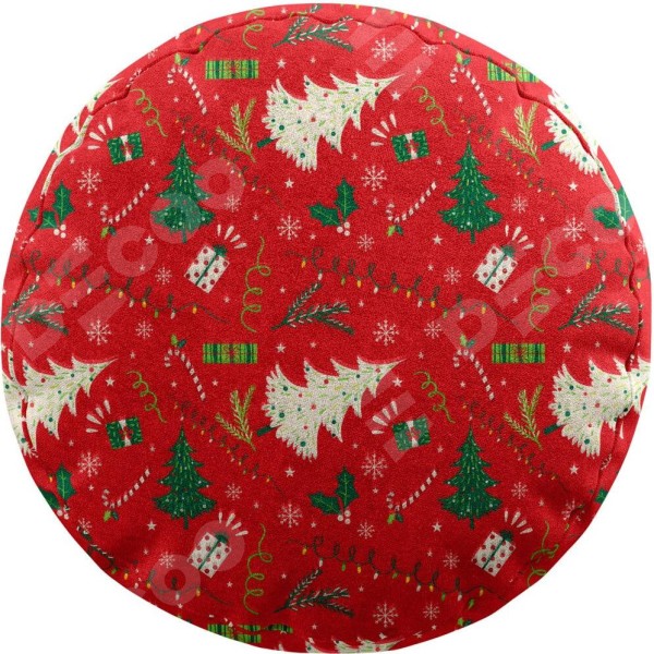 Подушка круглая Cortin «Новогодние подарки»