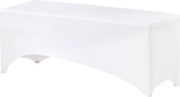 Чехол свадебный на стол, белый, размер 200х75см