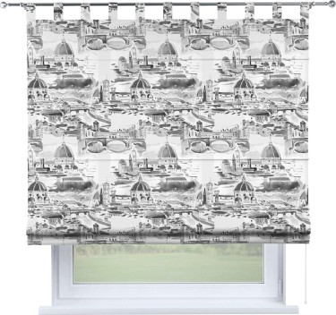 Римская штора на петлях «Старый город»
