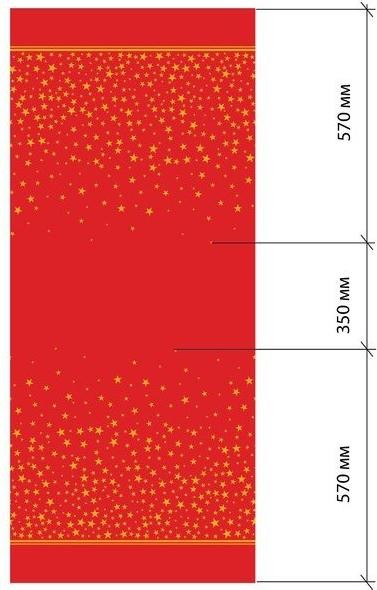 Скатерть "Этель" Gold stars 149х220см, 100%хл, 190г/м2