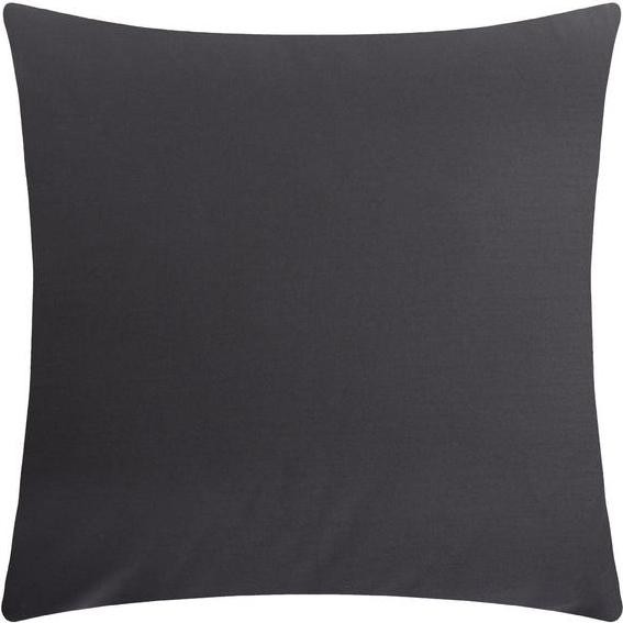 Наволочка Этель 70*70 см, цв.темно-серый, 100% хлопок, мако-сатин, 125 г/м²