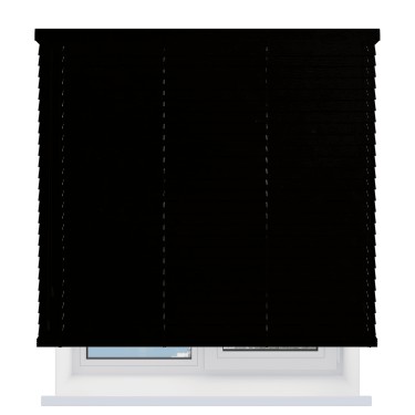 Деревянные жалюзи 50 мм. черный