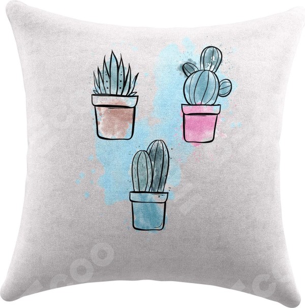 Подушка квадратная Cortin «Кактусовая оранжерея»