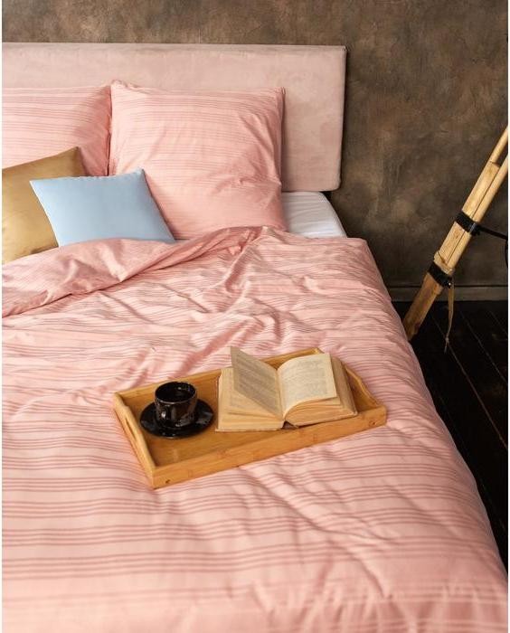 Комплект Этель "Rose gold" Пододеяльник 175*215,наволочка 50*70-2шт,страйп-сатин,125 г/м²