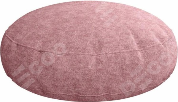 Подушка круглая «Кортин» софт мрамор розовый