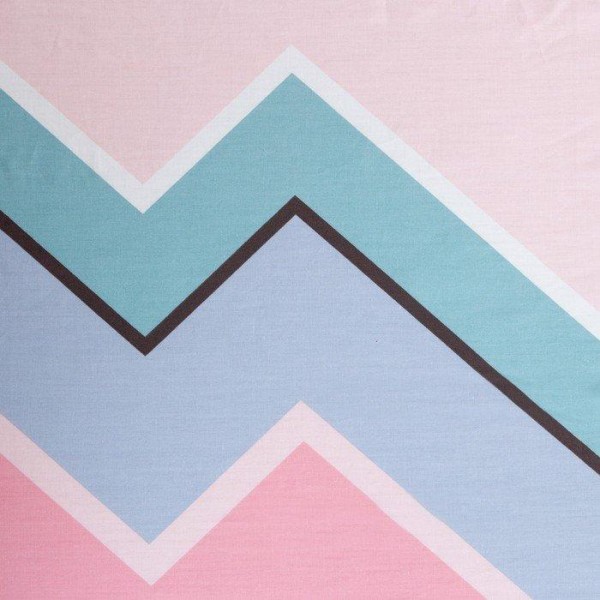 Простыня на резинке LoveLife 140*200*25см, "Палитра", 100% хлопок, сатин, 125г/м²