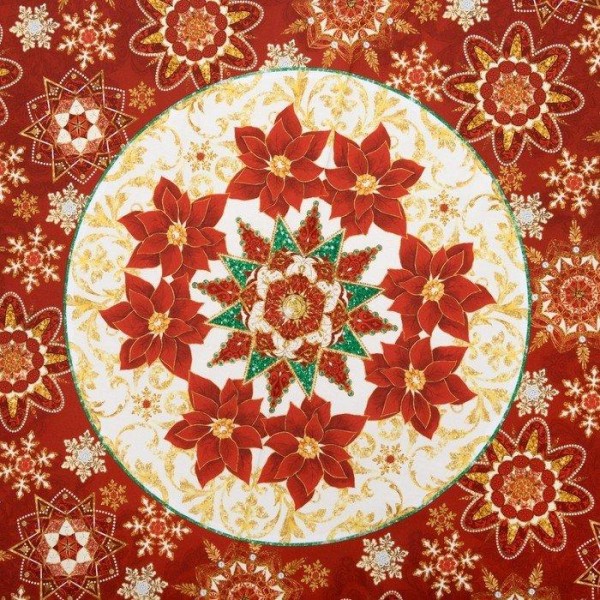 Скатерть круглая Этель «Сказка в Новый Год» d=220 см, 100 % хлопок