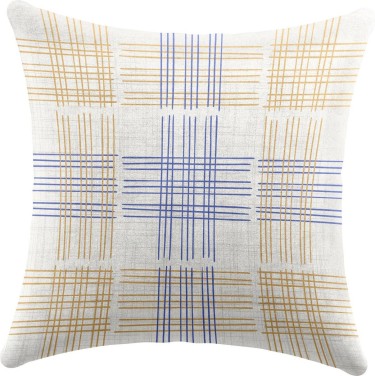 Подушка квадратная Cortin «Клетки кантри»