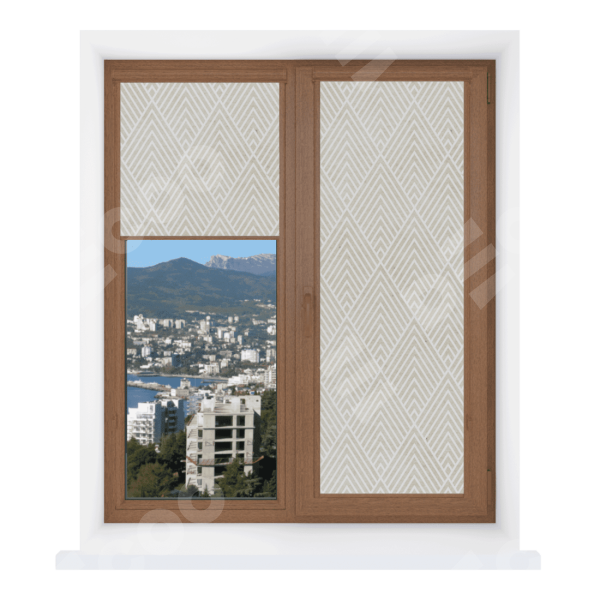 Рулонная штора Уни 2 с принтом Арлекино