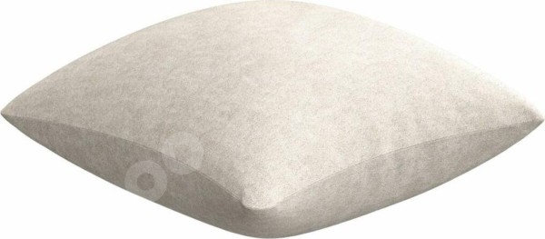 Подушка квадратная «Кортин» софт мрамор кремовый