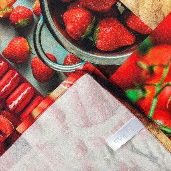 Фартук Этель RED 70х60 см, 100% хлопок, саржа 190 гр/м²