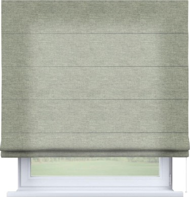 Римская штора «Кортин» для проема, ткань лён кашемир серый new