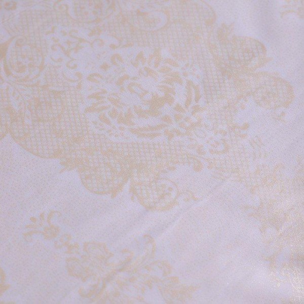 Нижняя наволочка 50х70см на молнии Персидские мотивы (белый) , тик 90г/м, пэ70%,хл30%