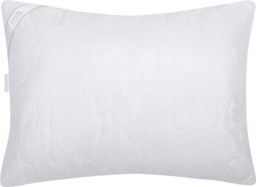 Подушка стёганная 50х70 см, иск. лебяжий пух, ткань глосс-сатин, п/э 100%