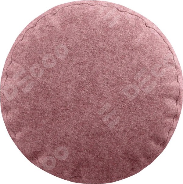 Подушка круглая «Кортин» софт мрамор розовый