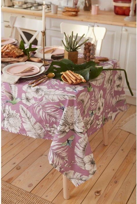 Скатерть "Этель" Tropical  220х147 см, 100% хлопок, саржа 190 г/м2