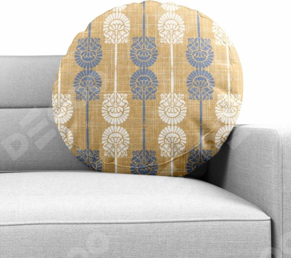 Подушка круглая Cortin «Венок из ромашки»