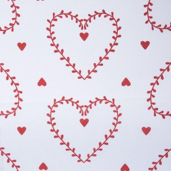 Постельное бельё "Этель" евро Heart 200*217 см, 220*240 см, 70*70 см -2 шт, 100% хл, бязь