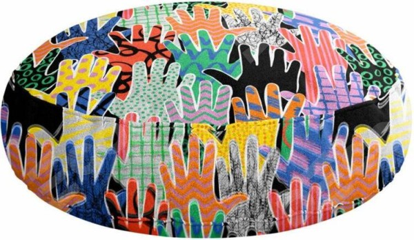 Подушка круглая Cortin «Коллаж поп-арт»