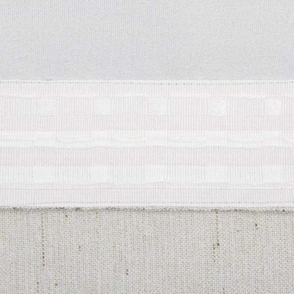 Штора портьерная Этель «Классика» цвет светло серый, на шторн.ленте 270х300 см,100% п/э