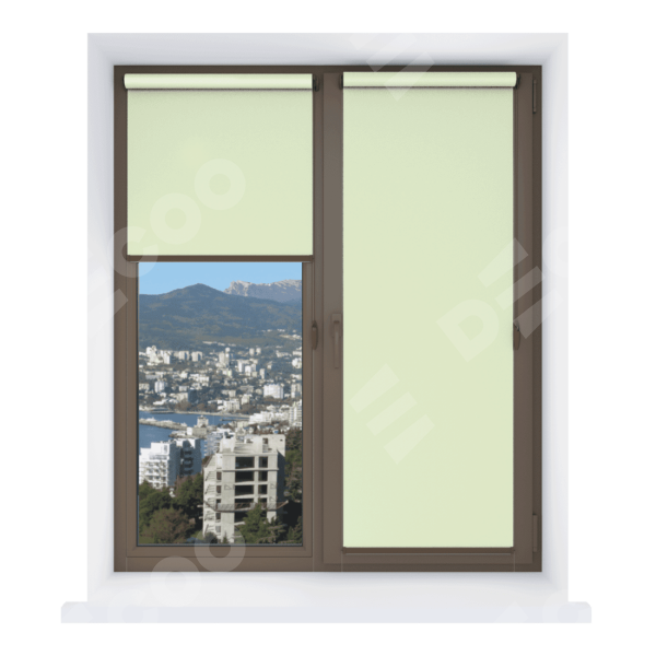 Рулонная штора Мини Триумф ВО 27 салатовый