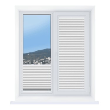 Штора плиссе ткань Виват белый