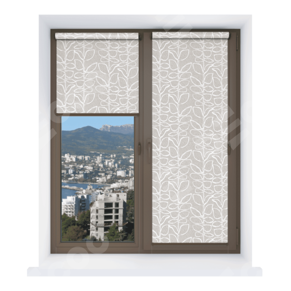 Рулонная штора Мини Ботаник Кантри 08